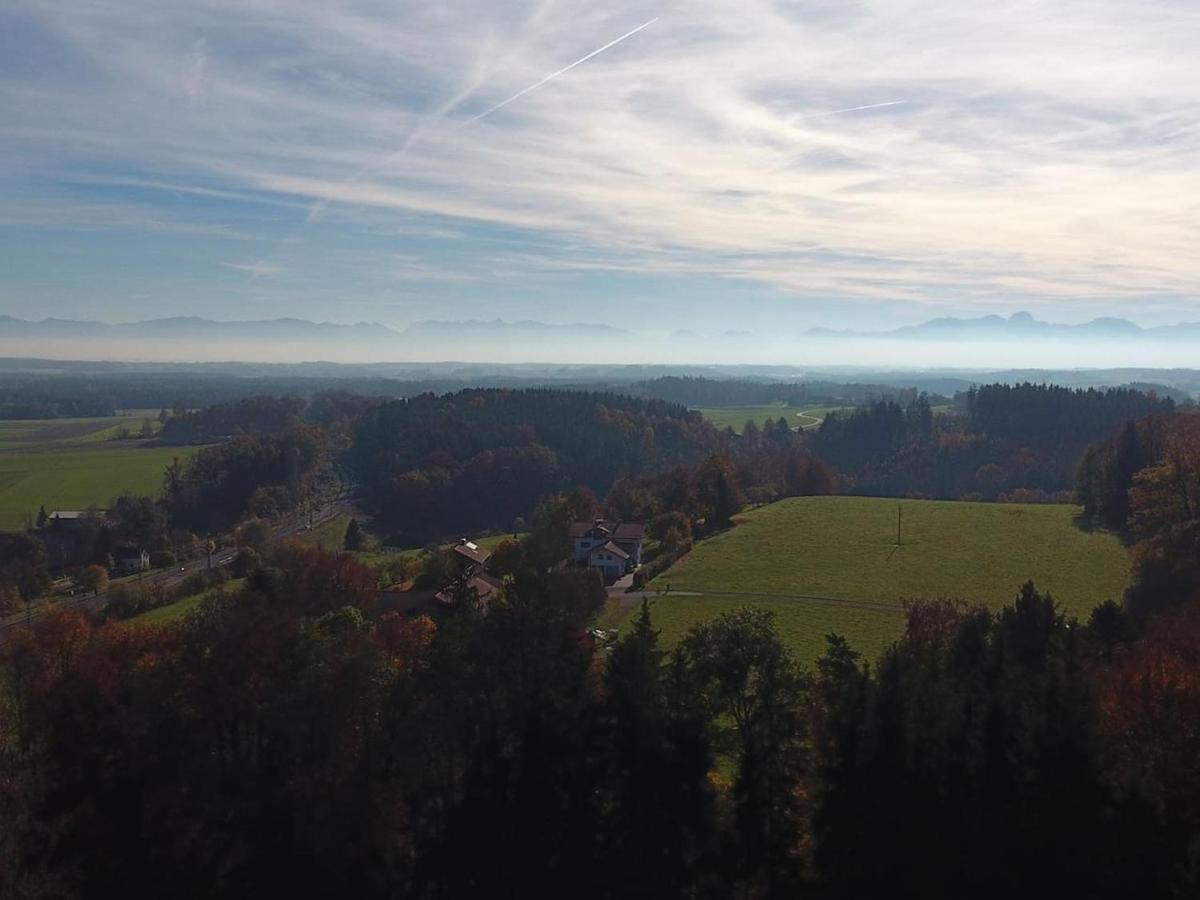 Alpenblick Nahe Muenchen Mit Outdoor Whirlpool - 21 Min Von Muenchen Mit Zug Assling 외부 사진